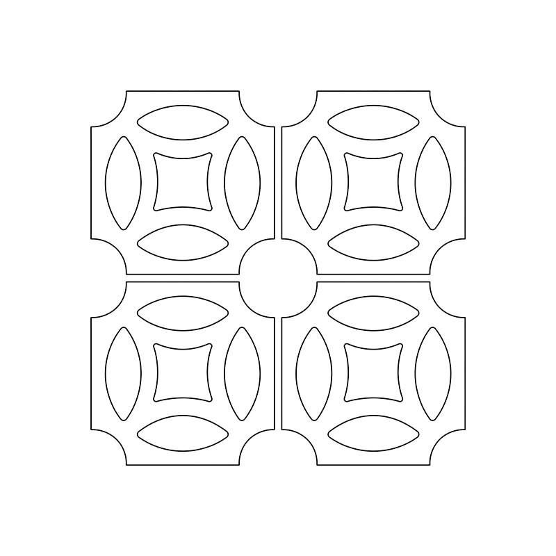 Star Breeze Block group pattern