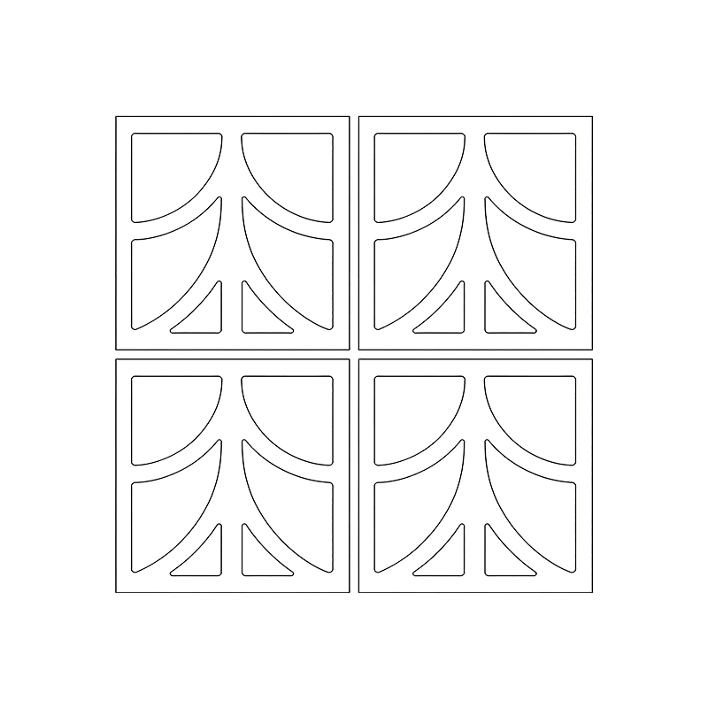 Arrow Breeze Block group pattern
