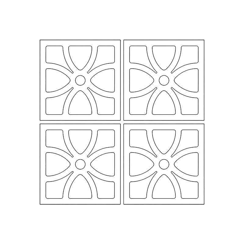 Four Patel Breeze Block group pattern